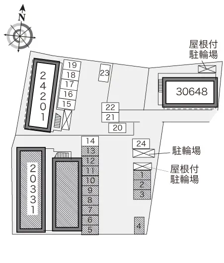 ★手数料０円★小田原市久野　月極駐車場（LP）